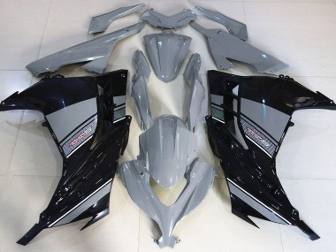 2013-2018 Nardo Grey and Black Ninja 300 Fairings