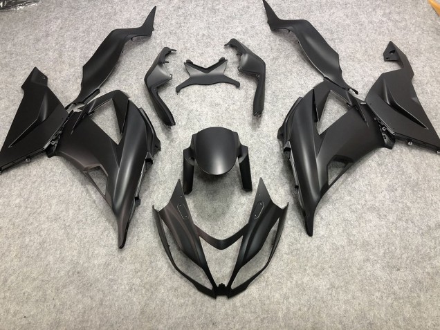 2013-2018 Plain Matte Black ZX6R Fairings 2013-2018 Plain Matte Black ZX6R Fairings