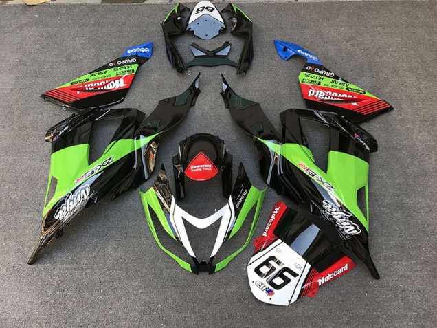 2013-2018 Racing Style Green ZX6R Fairings 2013-2018 Racing Style Green ZX6R Fairings