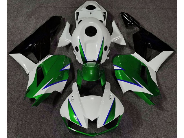 2013-2023 Gloss Green White and Blue CBR600RR Fairings 2013-2023 Gloss Green White and Blue CBR600RR Fairings