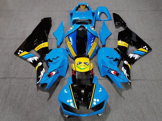 2013-2023 Sky Blue Custom CBR600RR Fairings 2013-2023 Sky Blue Custom CBR600RR Fairings