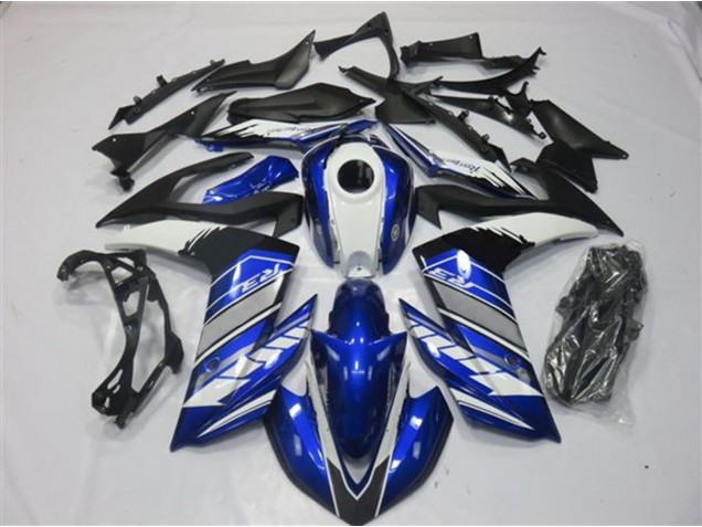 2015-2018 Blue and Silver R3 Fairings