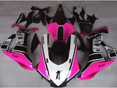 2015-2019 Gloss Pink & White R1 Fairings