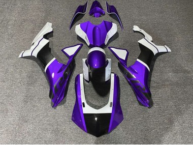 2015-2019 Purple & Carbon Fiber Accents R1 Fairings