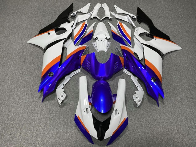 2017-2021 Deep Blue and Orange R6 Fairings 2017-2021 Deep Blue and Orange R6 Fairings